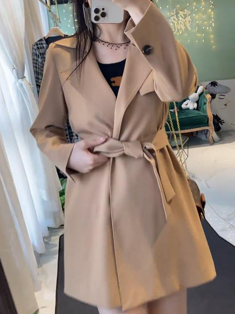 欧美宽松休闲高级感风衣
