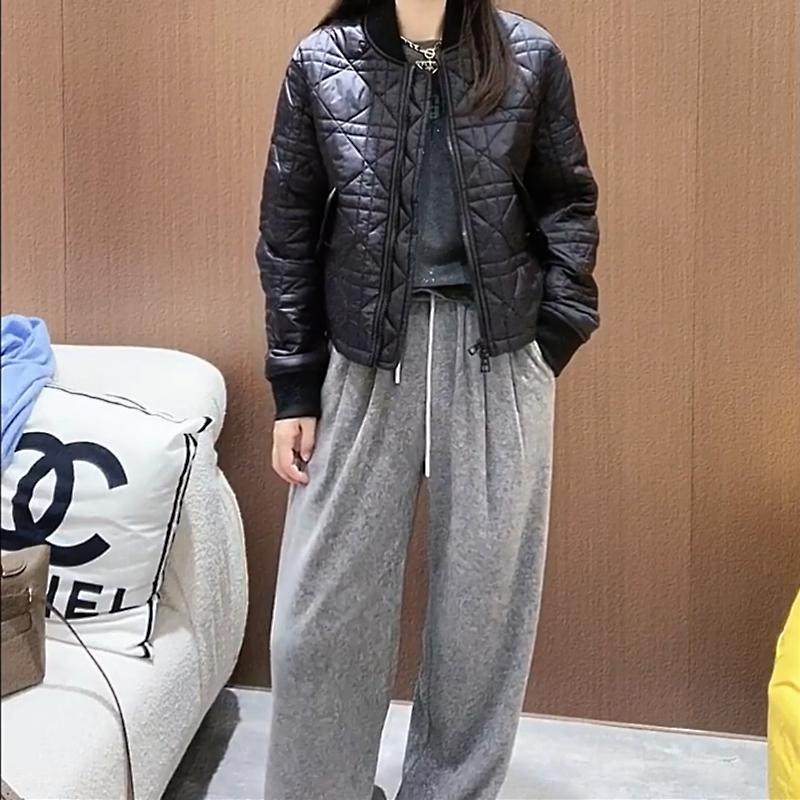 美式复古小香风学院风棉服