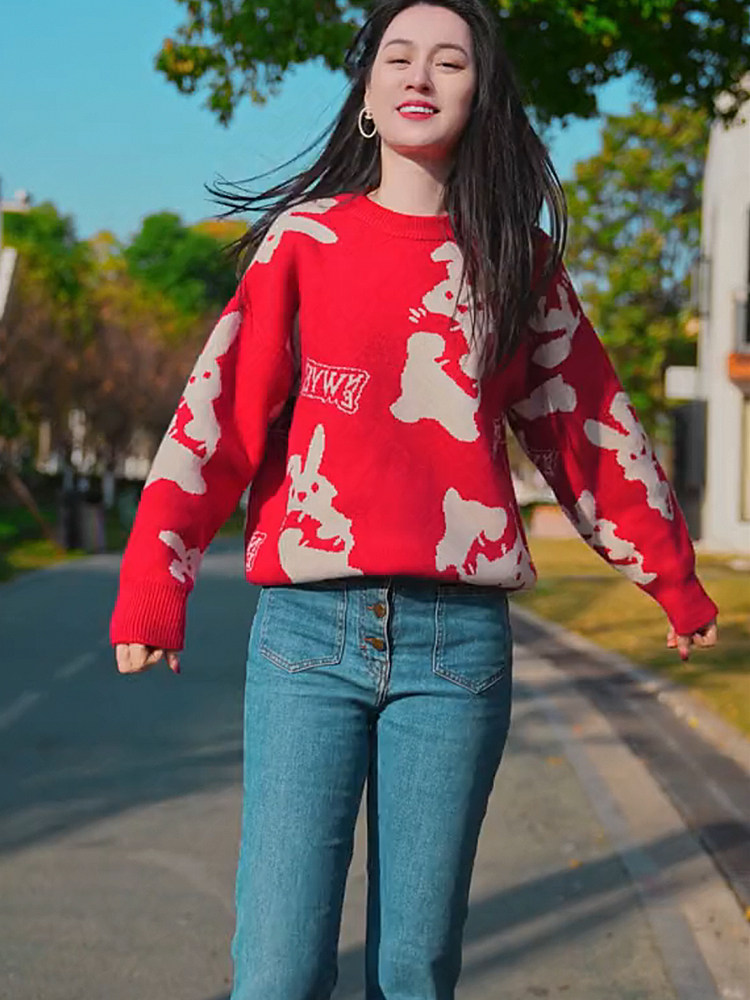 唐艺同款时尚套装女2023