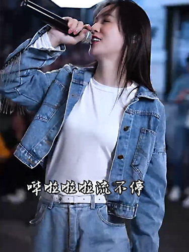 唐艺网红同款流苏牛仔短款外套女