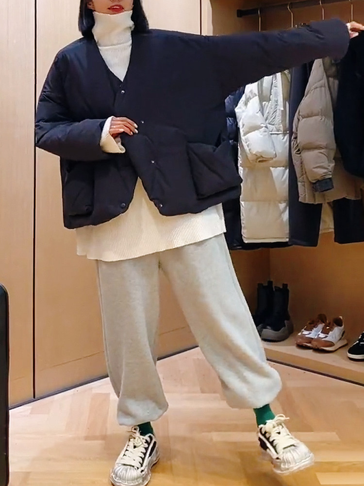 气质棉服女宽松小个子减龄短外套