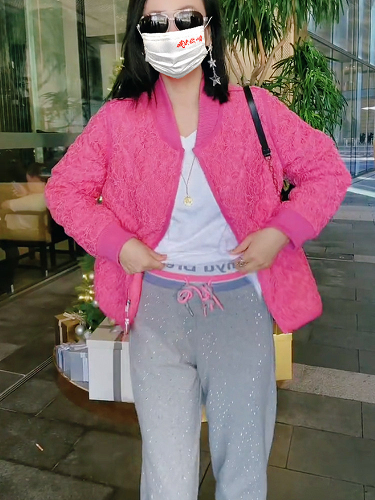 韩系穿搭保暖棉服外套套装