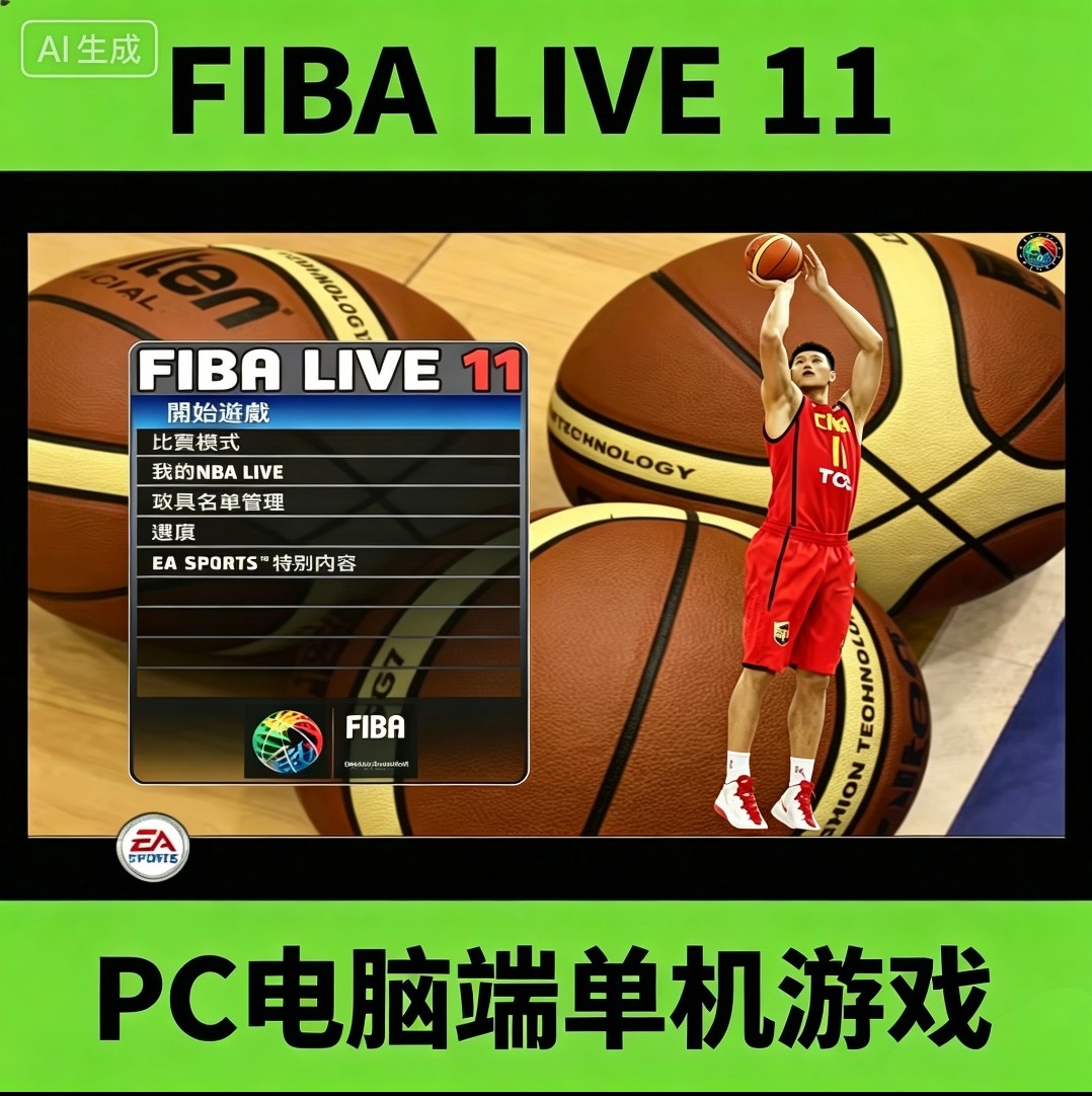 FIBA LIVE 11单机篮球PC电脑win游戏 (NBA LIVE 08)MOD改版图片