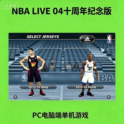 NBA LIVE 04十周年纪念版灌篮高手CBA NBA13-14PC电脑端单机游戏