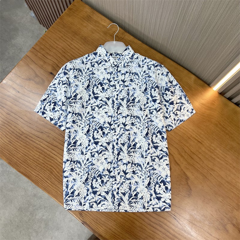 波西米亚风 45粘纤 外贸单男衬衫