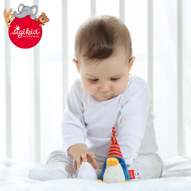 sigikid德国新生儿抓握安抚玩偶