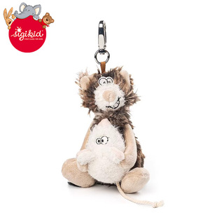 Sigikid猫和老鼠潦草玩偶钥匙扣包包挂偶玩具娃娃挂件生日礼物