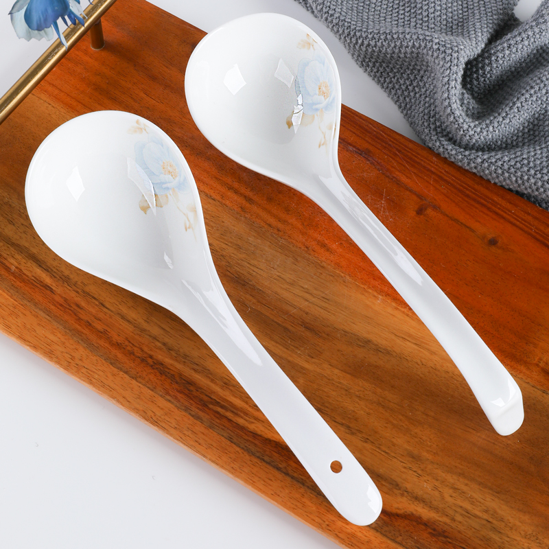 家用骨瓷大汤勺粥勺饭勺