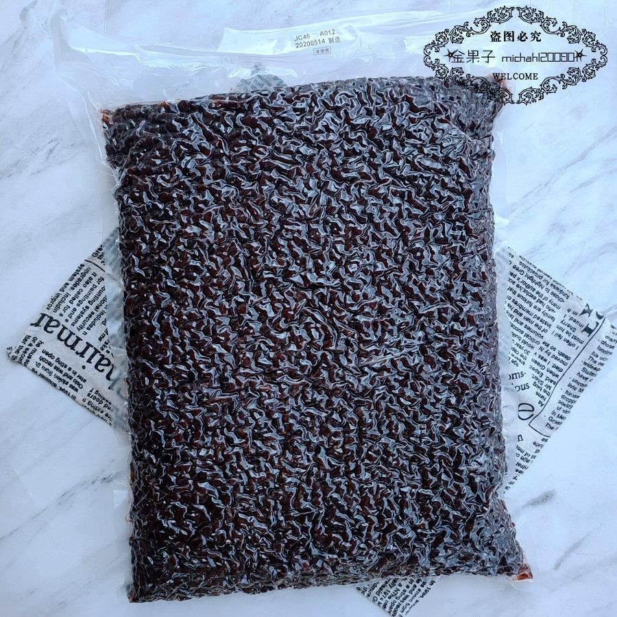 京日红小豆糖纳豆蜜红豆蜜蜜豆甘纳豆红豆粒5KG*2袋整箱 甜品原料