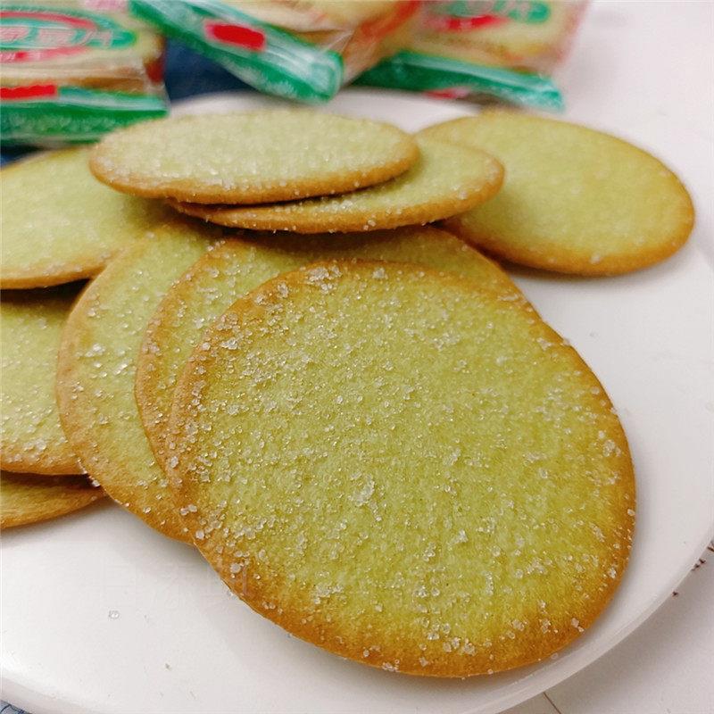 香乐绿豆片潮汕特产老式薄脆饼干独立小包装酥脆薄饼超薄早餐代餐