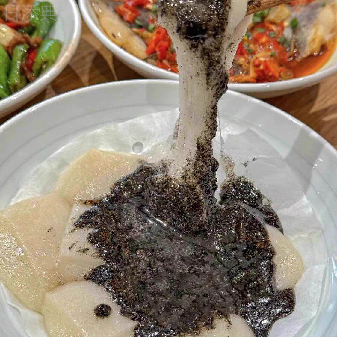 【猪油芝麻糯米糍粑块】宁波老式猪油芝麻蒸麻糍糯糯叽叽饭店同款