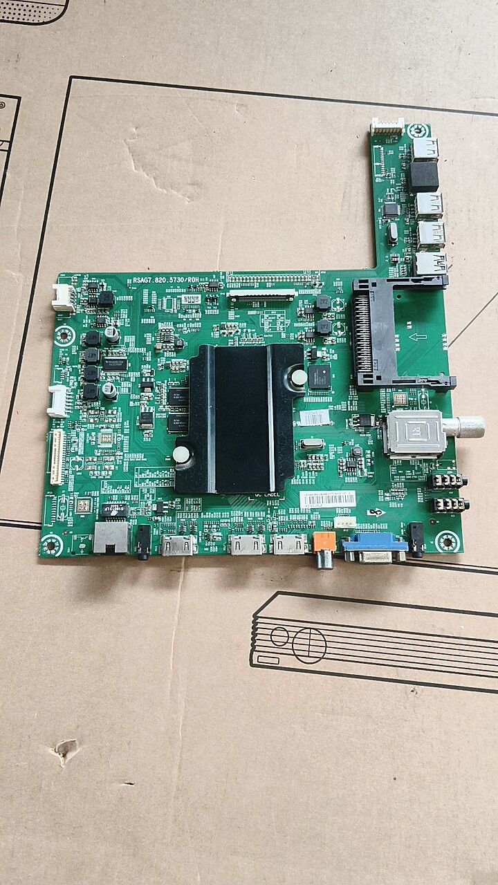 原装海信LED48K380U主板RSAG7.820.5730 屏HE480HU-B31\S0 - 实物图