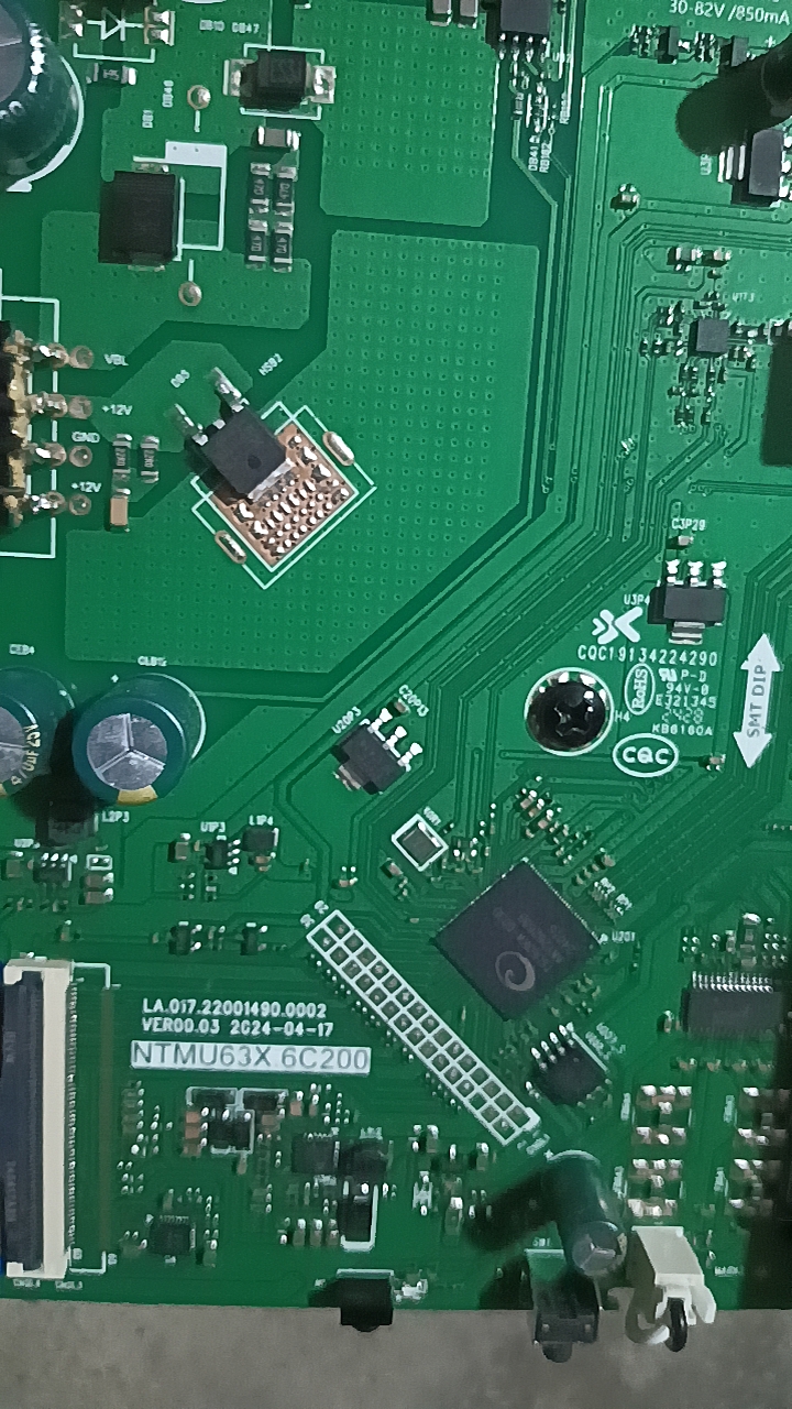 创维 32X3 液晶电视主板LA.017.22001490.0002 NTMU63X 6C200