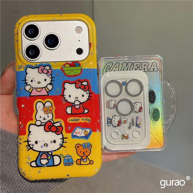 闪粉卡通星星kitty猫适用苹果17promax手机壳iphone16女新款17pro双层16pro全包防摔15pro保护套14闪粉镜头膜,3C数码配件,手机保护套/壳,淘宝优惠券,粉丝福利购,淘宝优惠卷