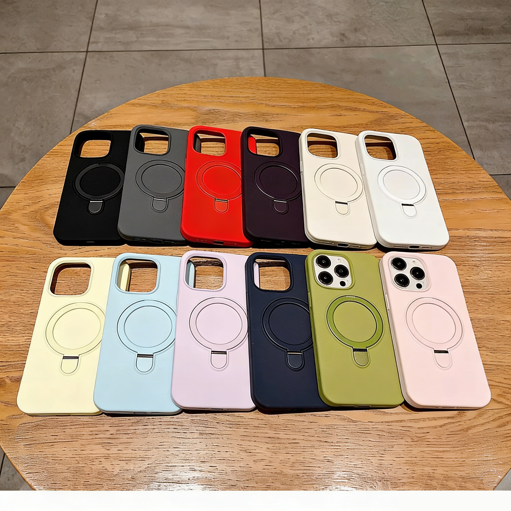 极简风马卡龙纯色折叠支架适用苹果17promax手机壳iPhone17pro液态硅胶16pro女新款15超薄14网红13防摔保护套,3C数码配件,手机保护套/壳,淘宝优惠券,粉丝福利购,淘宝优惠卷