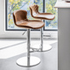 北欧吧台椅现代简约前台轻奢升降旋转高脚酒吧椅子吧凳家用岛台椅