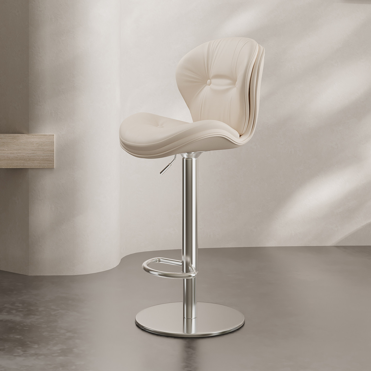 吧台椅升降椅子轻奢高级感家用高脚凳子简约吧台凳岛台高脚椅靠背