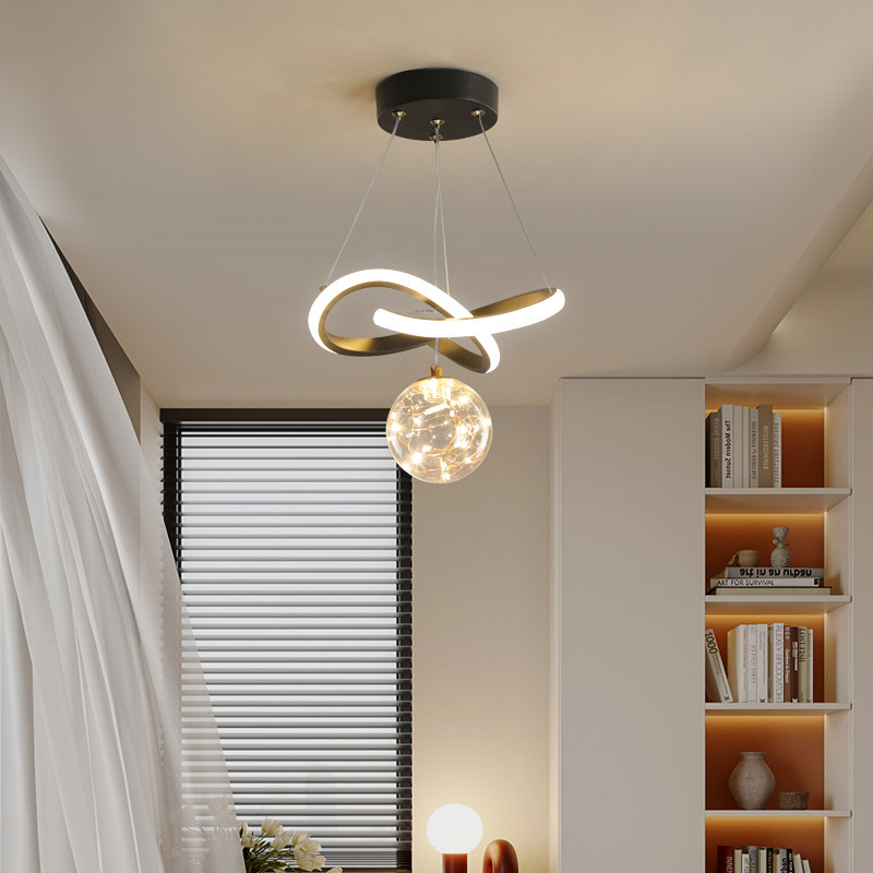 过道吊灯走廊灯现代简约餐厅门厅玄关灯通道吊线灯创意阳台小吊灯