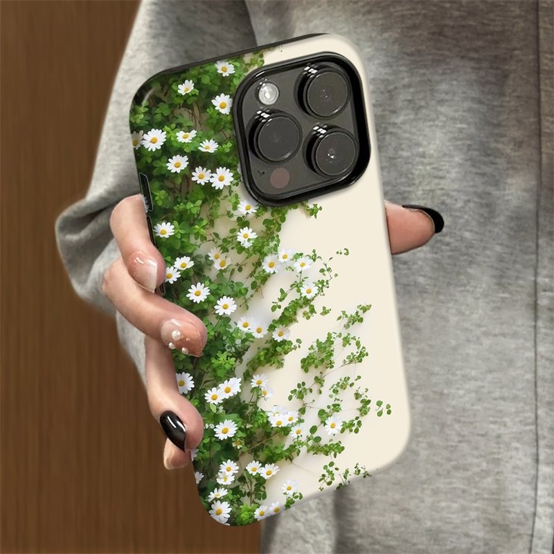 满屏小雏菊适用苹果iPhone16Promax手机壳17华为Ma