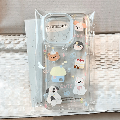 蛋糕小动物适用华为PURA80PRO+手机壳Pura70Ultra小狗Pure70/P70企鹅P60ART女P50透明P40青春版P3/华为mate80