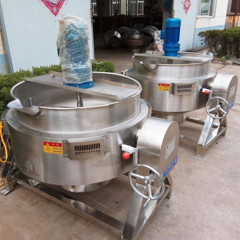 猪肉炼油熬锅制机 夹层锅 用红油炒料机 火锅底炒料料机熬商诸城