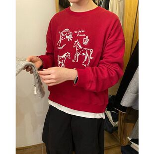 【EVER TRUE】正品！2026春季马年宽松长袖纯棉卫衣上衣薄款37205