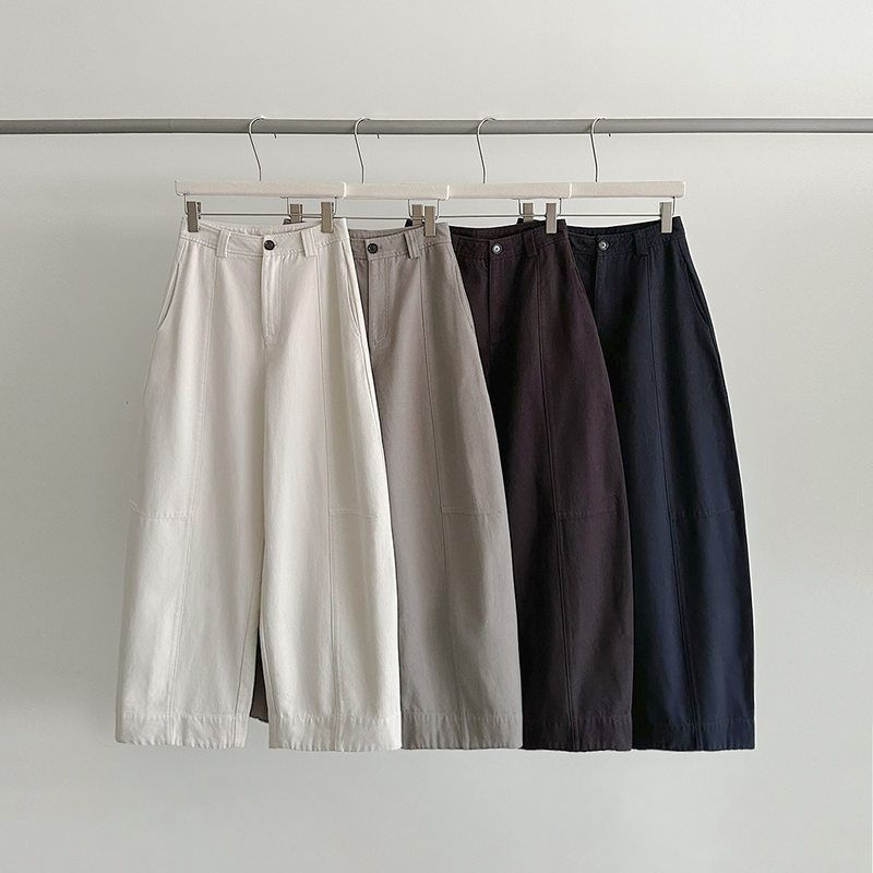 休闲裤女秋季EVERTRUE纯棉弯刀