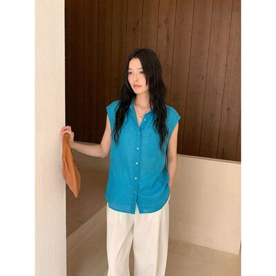 MMC苎麻薄款飞飞袖小衫女2026系