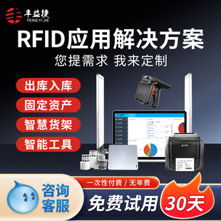 RFID出入库管理系统软件智慧仓储库房盘点仓储管理非法预警通道门