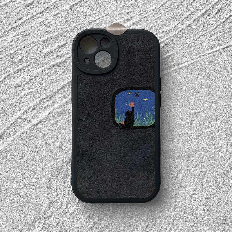 苹果安卓多种型号大眼小羊皮可爱