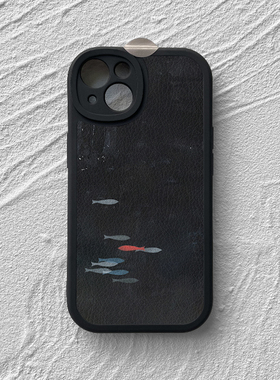 小鱼儿iphone17promax手机壳复古苹果14plus小米15iqoo华为p80适用mate60新款nova13红米k荣耀200vivox100s19