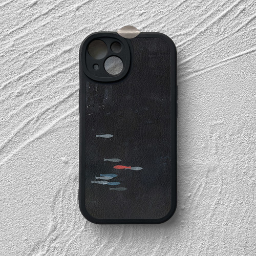 苹果安卓多种型号大眼小羊皮复古