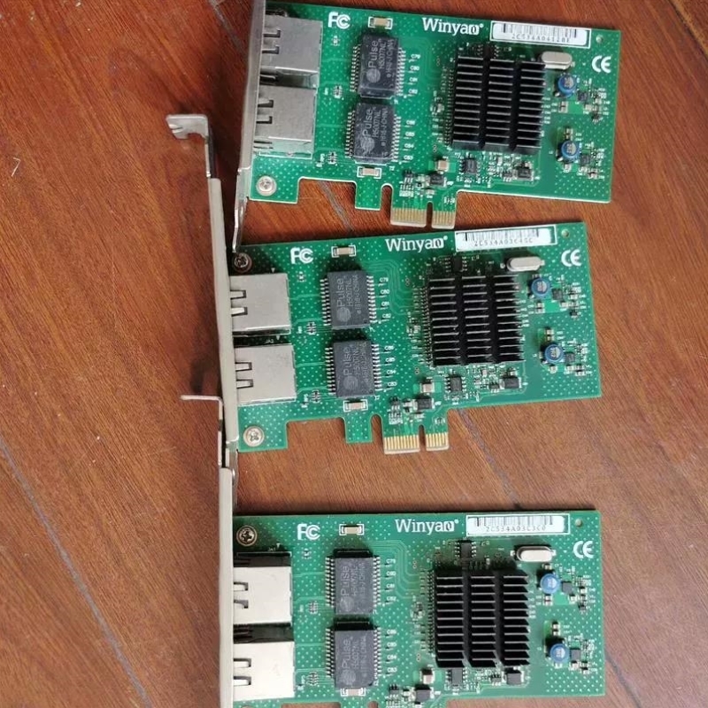 议价【议价】WY575T2 PCI-e X1双口千兆网卡intel825