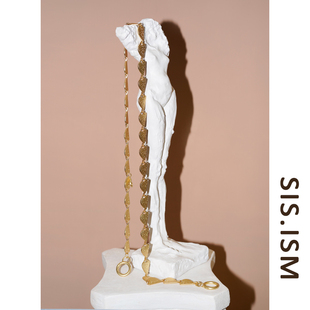 姐妹主义原创手工定制心形金属链条高级感包包肩带可拆卸 SISISM
