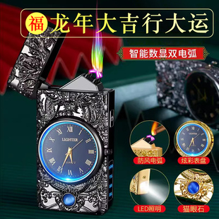 网红打火机创意个性 旦圣诞节生日礼物送男友 潮电子充电usb防风元