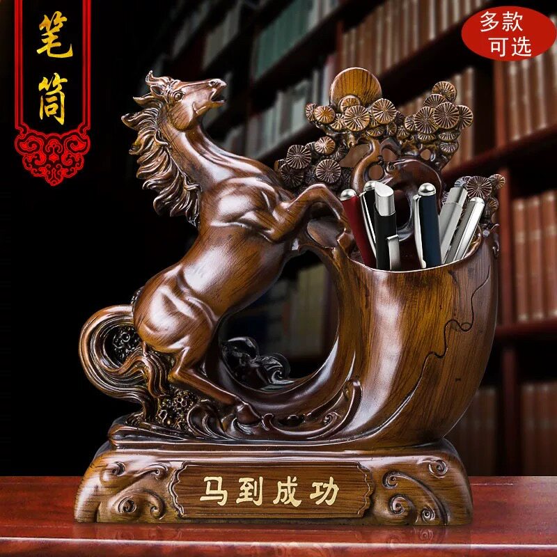 高档中式笔筒文昌塔大展宏图