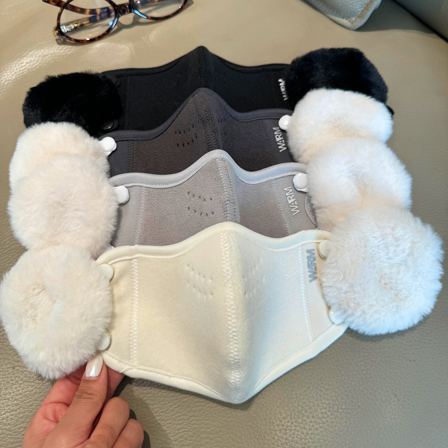 冬季口罩女护耳高颜值保暖2025新款骑车防风防寒加厚口罩挡风面罩