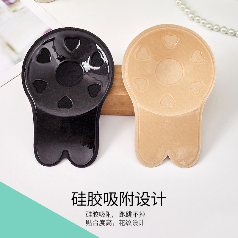 硅胶兔耳朵乳贴防凸上托提拉胸贴女防下垂聚拢隐形文胸薄款乳头贴