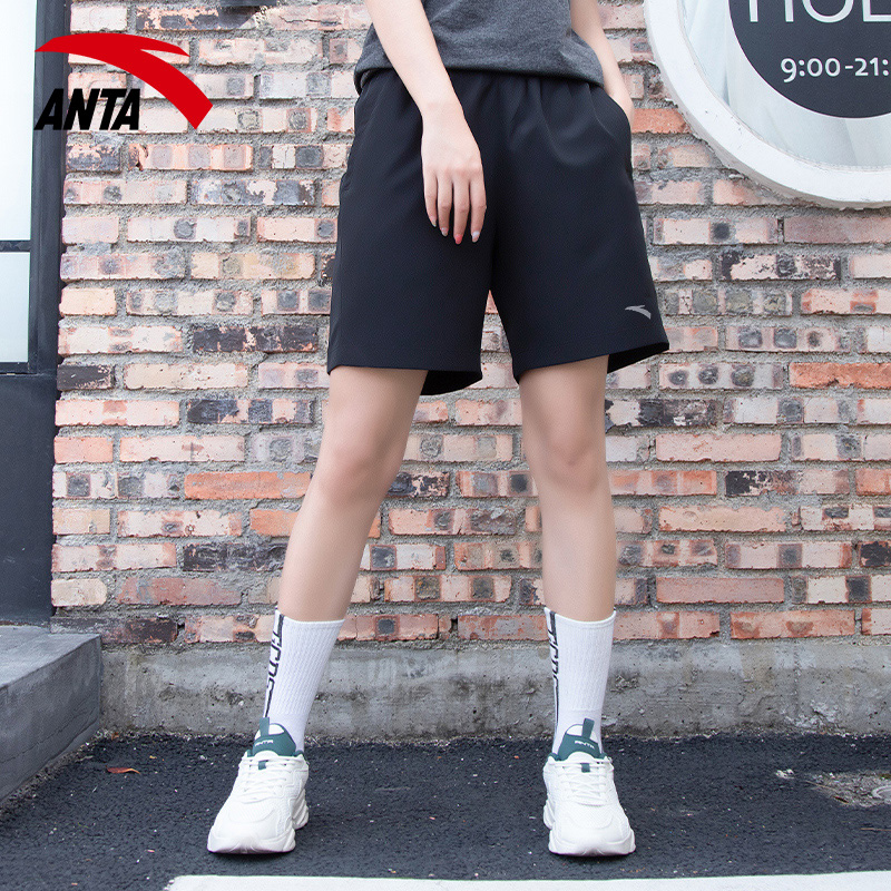 安踏运动裤女2022夏季新款宽松