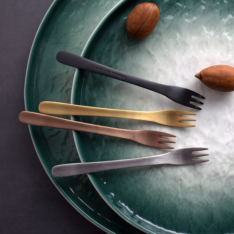 柳叶灵感设计 304不锈钢三齿蛋糕叉甜品叉儿童小叉子月饼水果叉,餐饮具,水果叉/水果签,淘宝优惠券,粉丝福利购,淘宝优惠卷