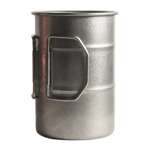 秋和岚匠复古折叠柄咖啡杯户外水杯304不锈钢杯子露营便携式茶杯