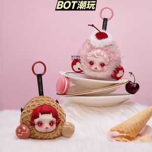 POPMART泡泡玛特SKULLPANDA不眠剧场系列耳机包毛绒潮流零钱包