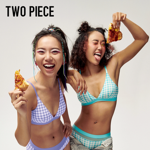 TWOPIECE法式三角杯聚拢速干内衣