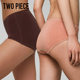 TWOPIECESupersoft纯色莱卡棉内裤 4条 舒适中低腰女三角裤