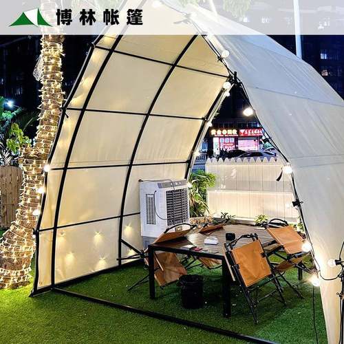 小帆船帐篷户外广告露营3米x3米景区营地酒店野营