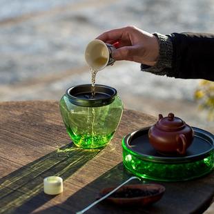 滤多彩玻璃茶建洗水2022 过茶缸渣桶水盂水洗 2壶承家用茶渣日式