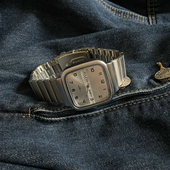 虫洞概念男表学生运动男款 方形高级感手表男品牌正品 机械表男士 表