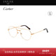 开云眼镜 卡地亚Cartier山度士系列金丝边细框光学镜CT0307O