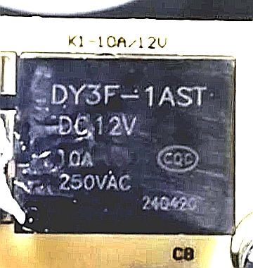 DY3F-1AST DC12V 10A继电器JY3FF-S-DC12V-A-H 4脚通用款