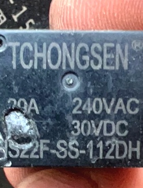 HF22F-SS-112DH 4脚20A继电器 通用款HRS4NH-S-DC12V